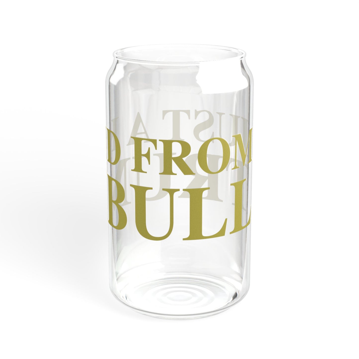 Just a kid from Trumbull Sipper Glass, 16oz