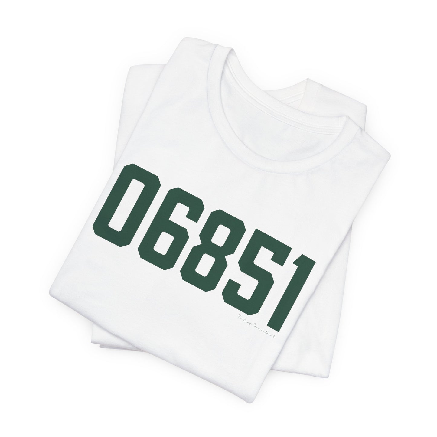 06851 Norwalk Connecticut Zip Code 
Unisex Jersey Short Sleeve T-Shirt