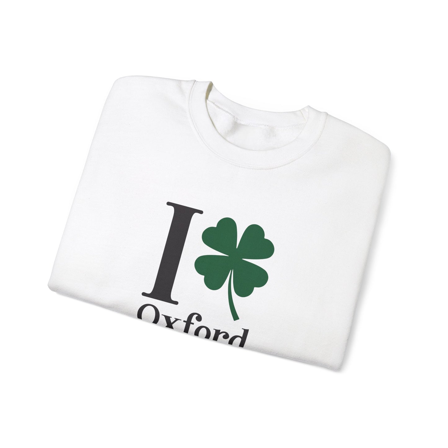 I Clover Oxford Unisex Heavy Blend™ Crewneck Sweatshirt