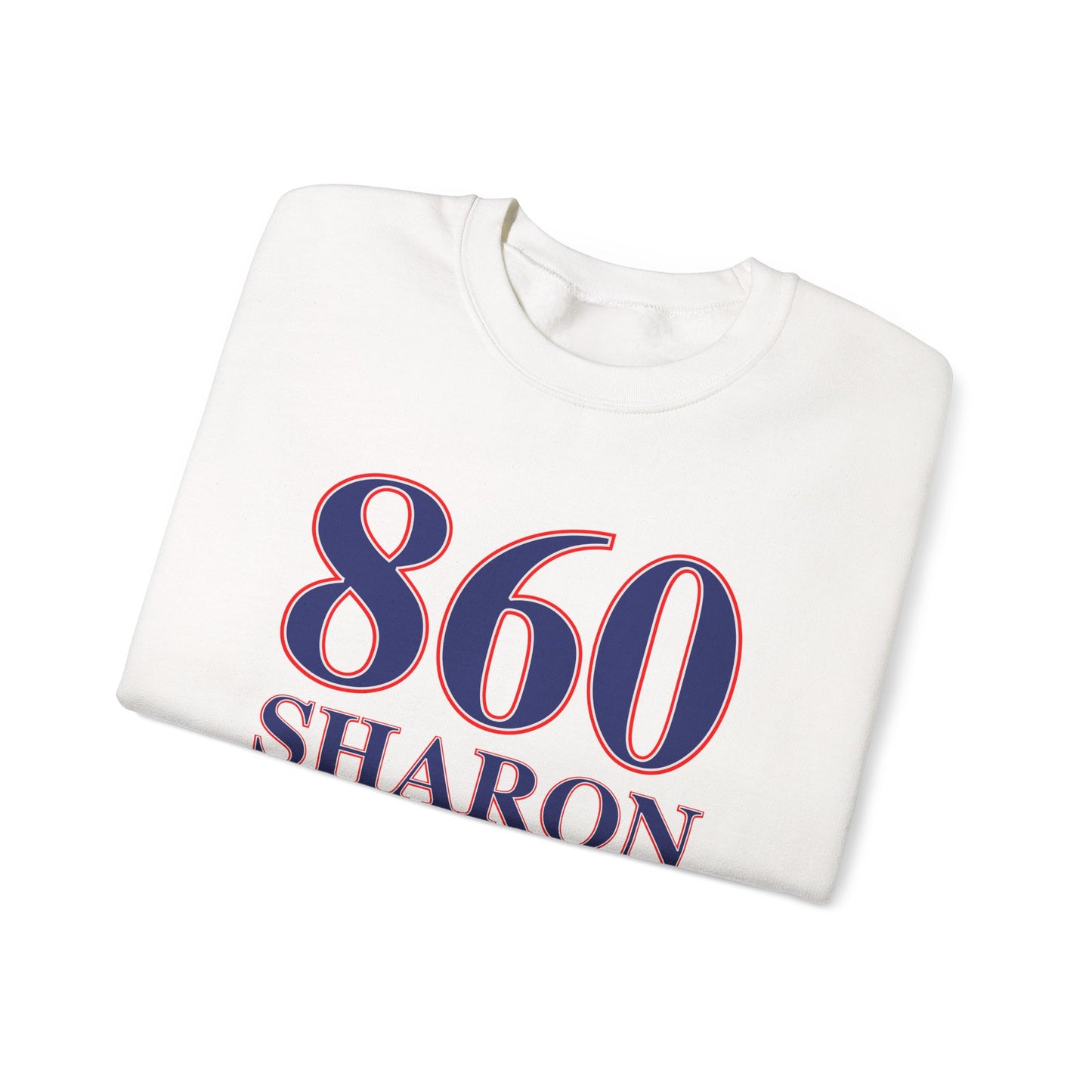 860 Sharon Red White & Blue Unisex Heavy Blend™ Crewneck Sweatshirt