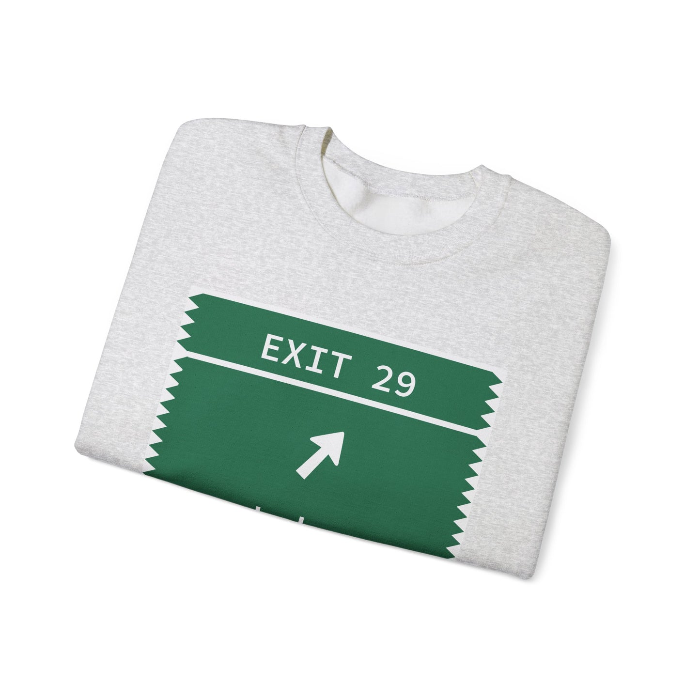 Vintage Merritt Parkway Exit 29 Sign Unisex Heavy Blend™ Crewneck Sweatshirt