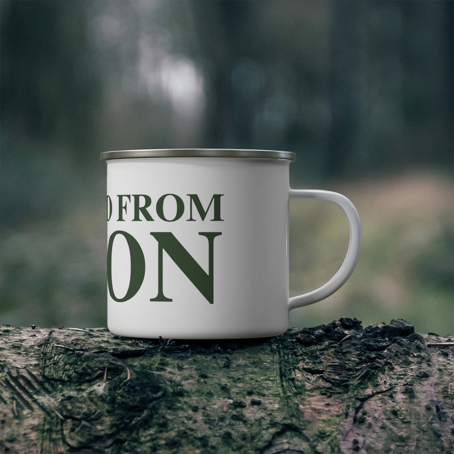 Just a kid from Union Enamel Camping Mug