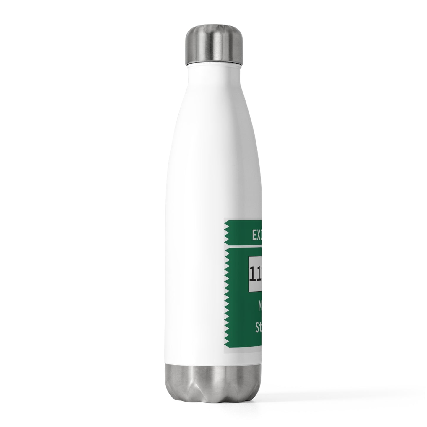 Vintage Merritt Parkway Exit 48 Sign 20oz Insulated Bottle