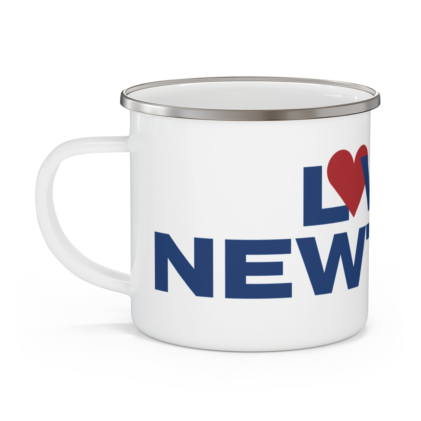 Love Newtown Enamel Camping Mug