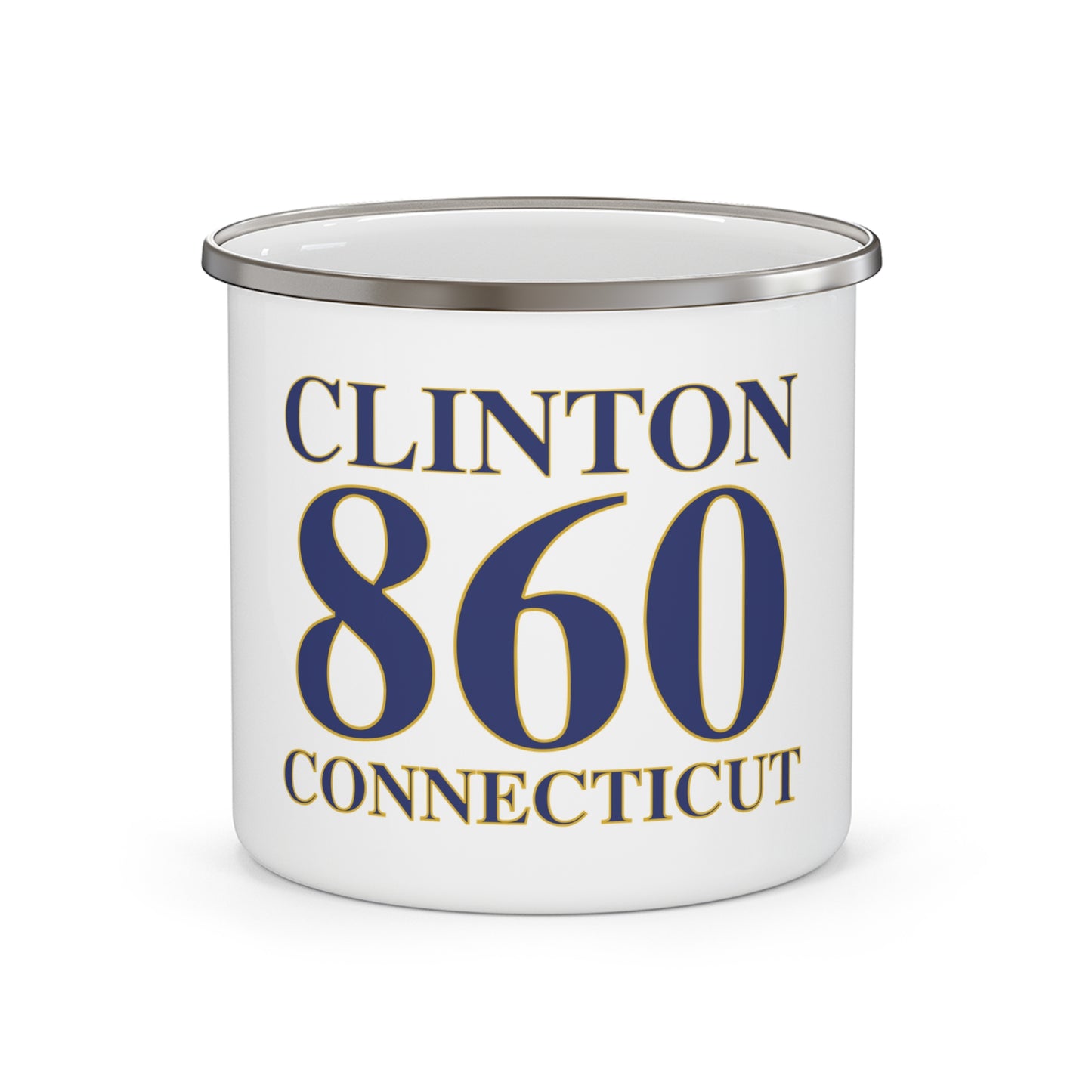 Clinton 860 Connecticut Enamel Camping Mug