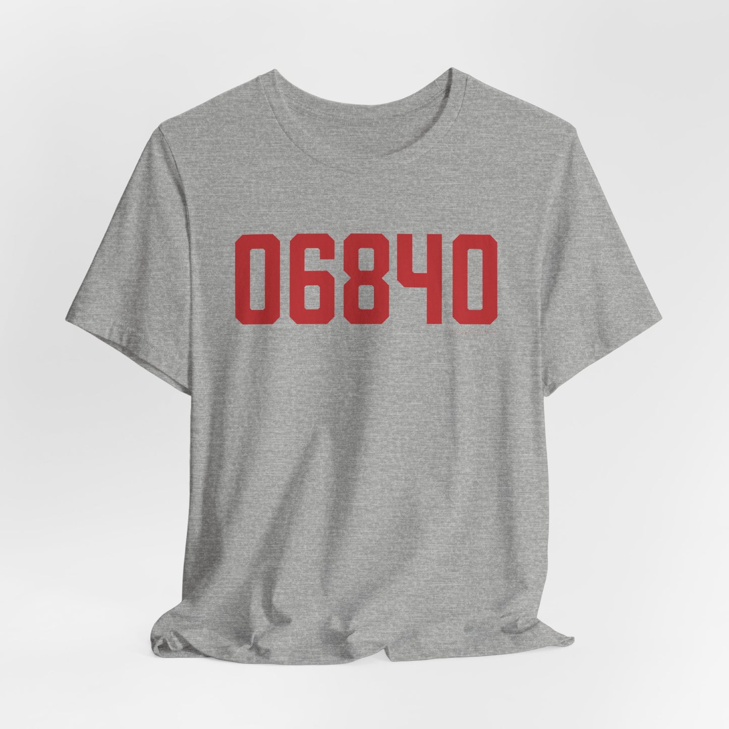 06840 New Canaan Connecticut Zip Code Unisex Jersey Short Sleeve T-Shirt