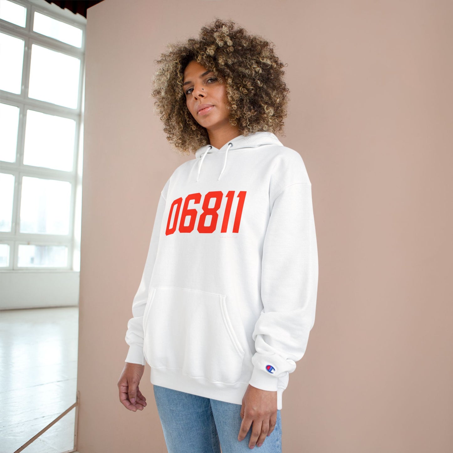 06811 Danbury Connecticut Zip Code Champion Hoodie Sweatshirt