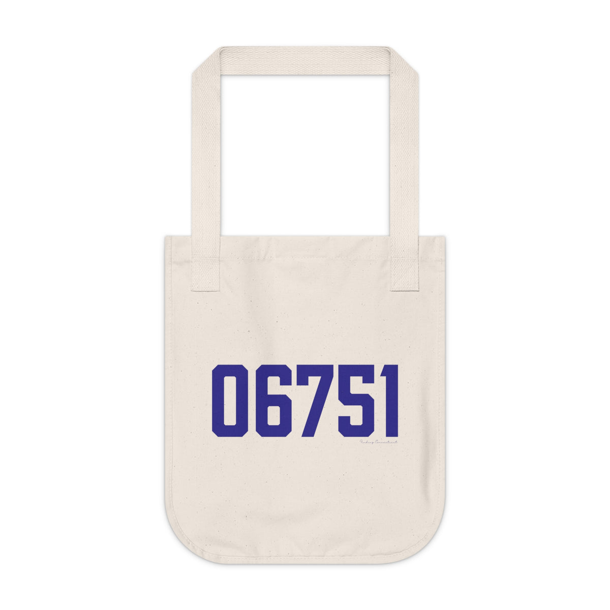 06751 Bethlehem Connecticut Zip Code Organic Canvas Tote Bag