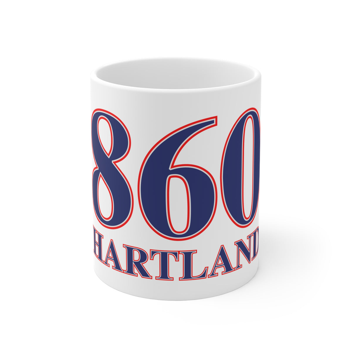 860 Hartland Red, White & Blue Mug 11oz