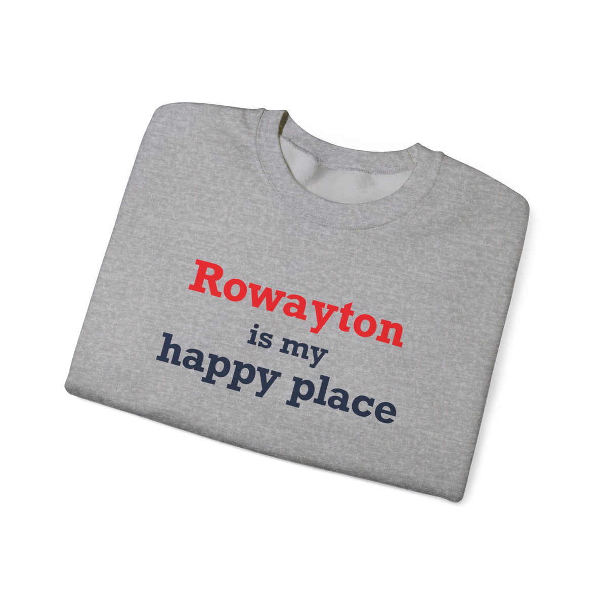 Rowayton is My Happy Place Unisex Heavy Blend™ Crewneck Sweatshirt