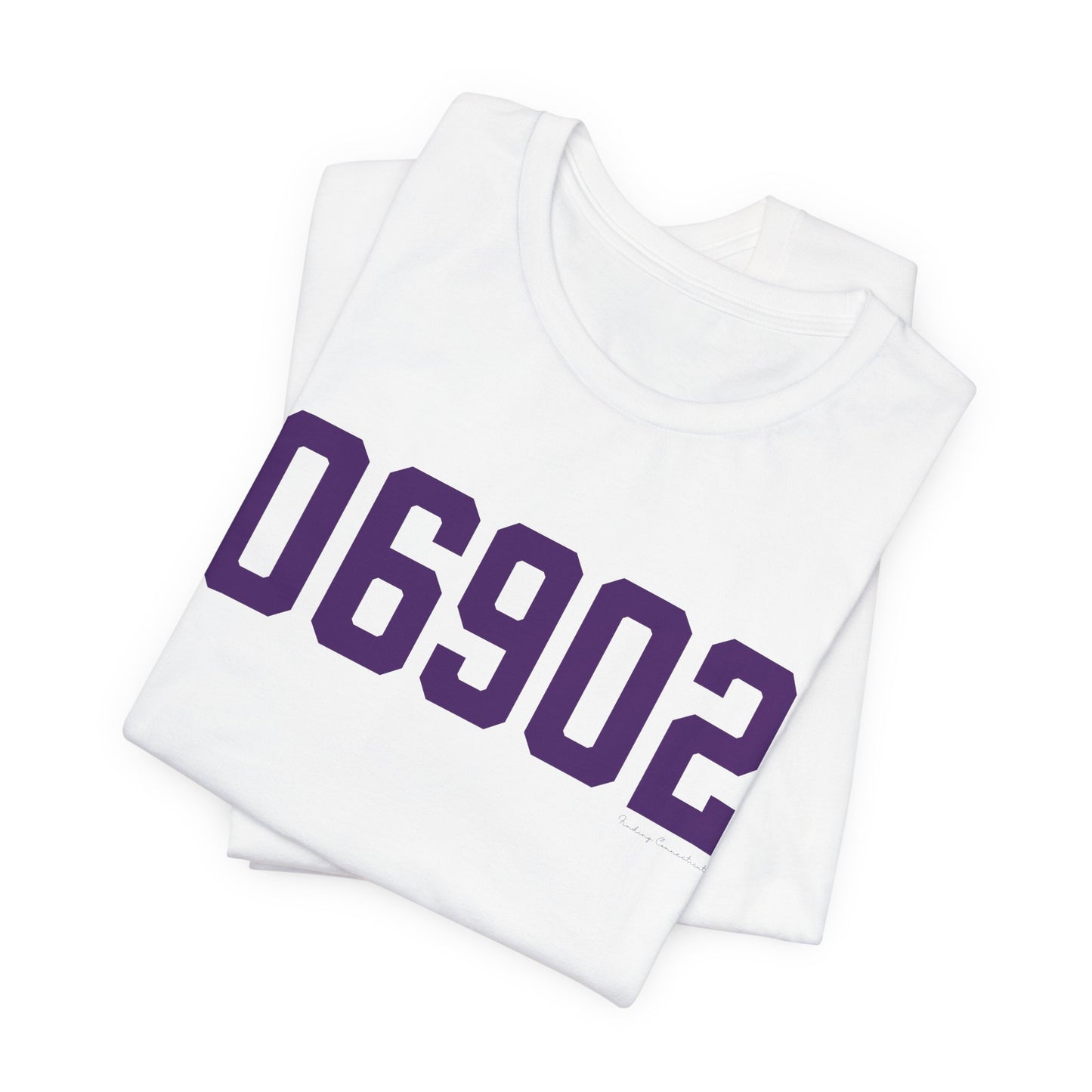 06902 Stamford Connecticut Zip Code Unisex Jersey Short Sleeve T-Shirt