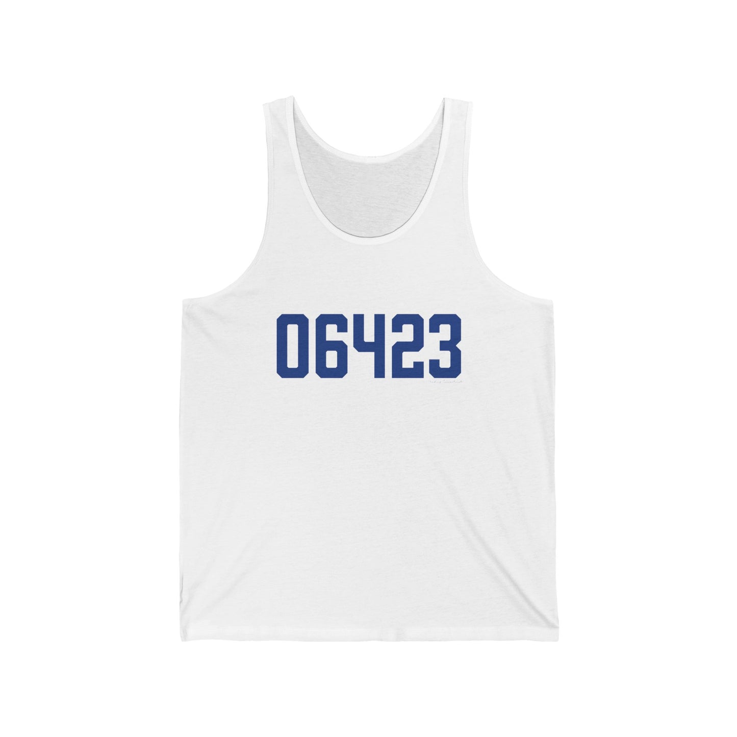 06423 East Haddam Connecticut Zip Code Unisex Jersey Tank Top