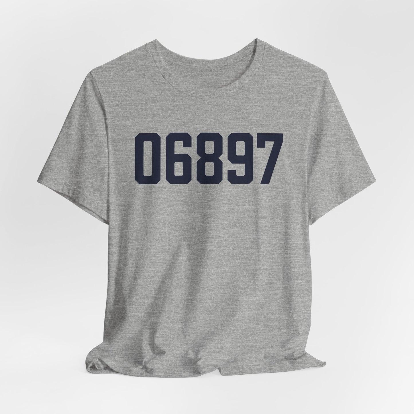 06897 Wilton Connecticut Zip Code Unisex Jersey Short Sleeve T-Shirt