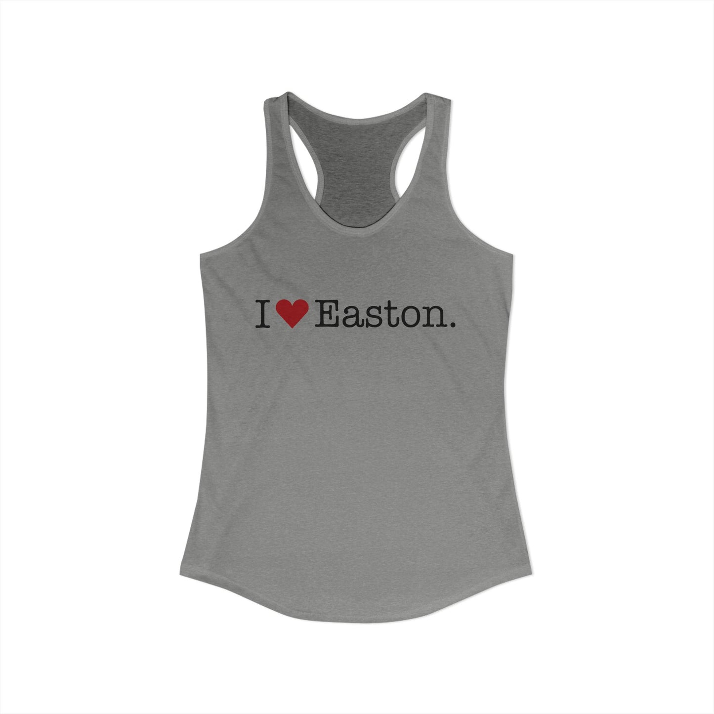 I Heart Easton. Women's Ideal Racerback Tank Top