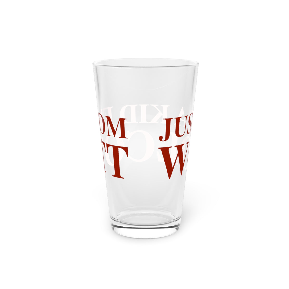 Just a kid from Wolcott Pint Glass, 16oz