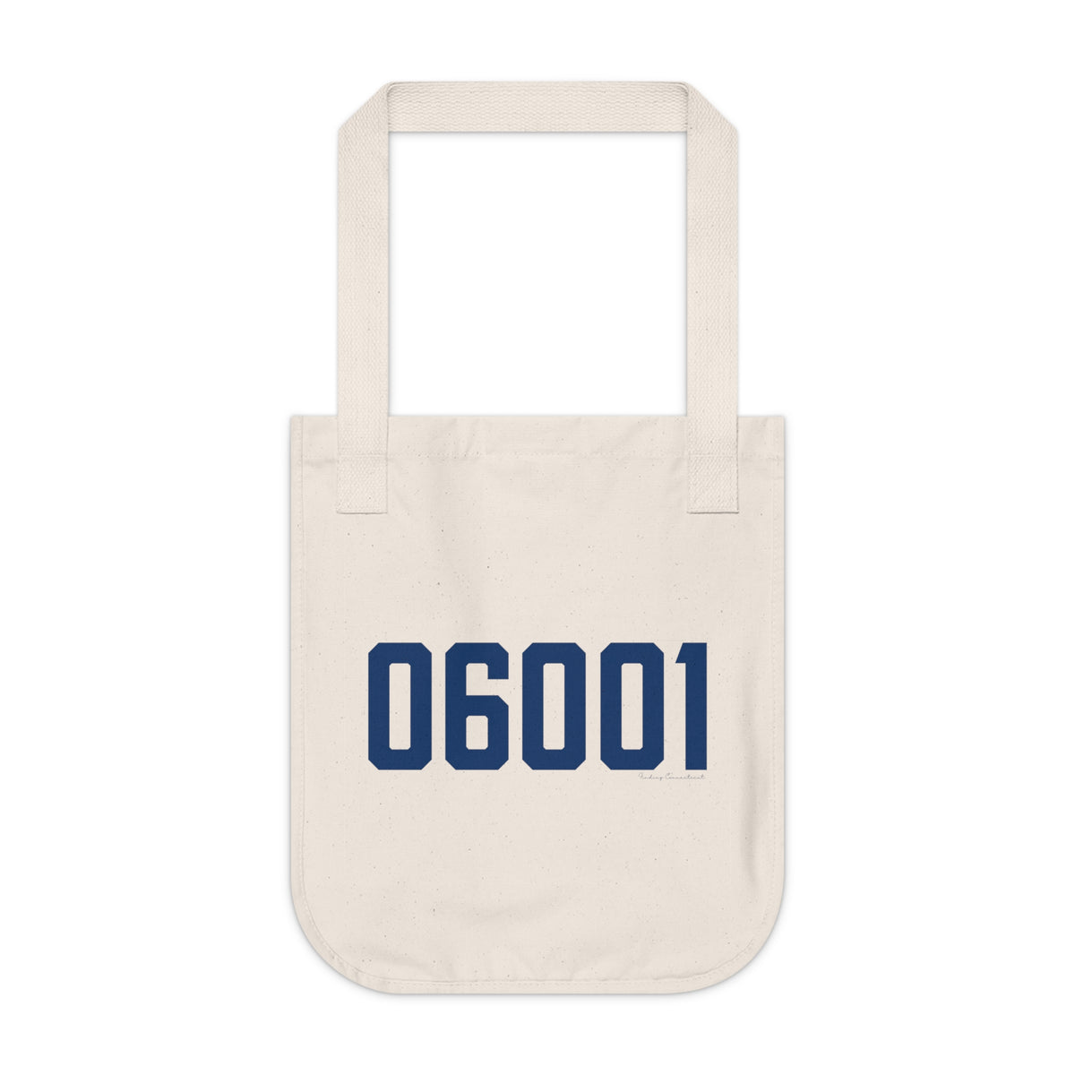 06001 Avon Connecticut Zip Code Organic Canvas Tote Bag