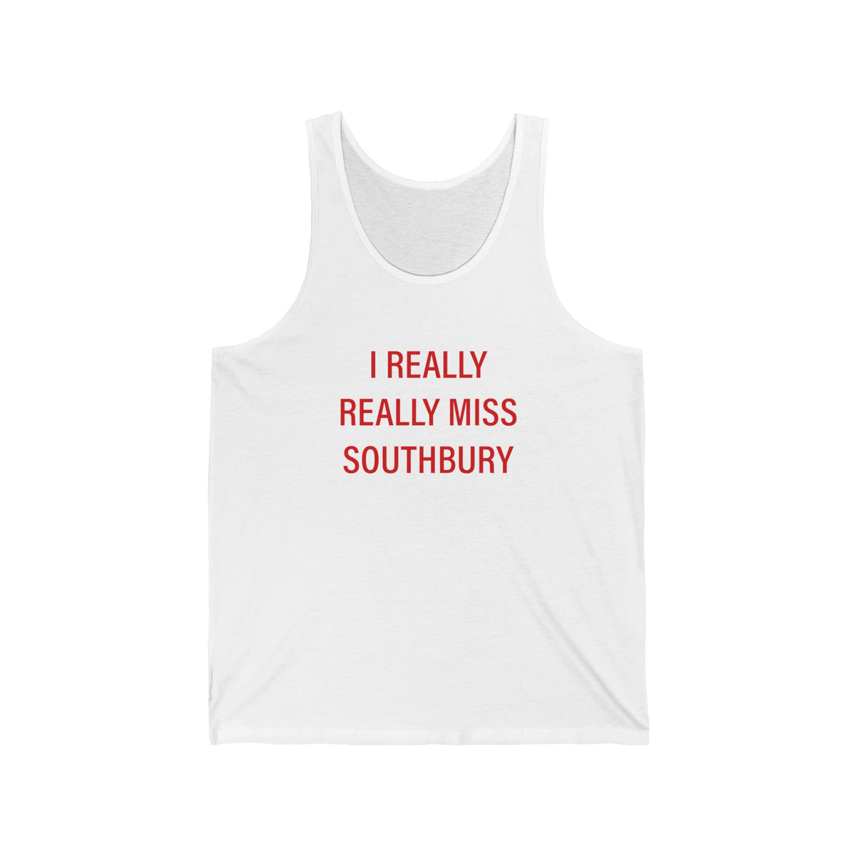 I Really Really Miss Southbury Unisex Jersey Tank Top