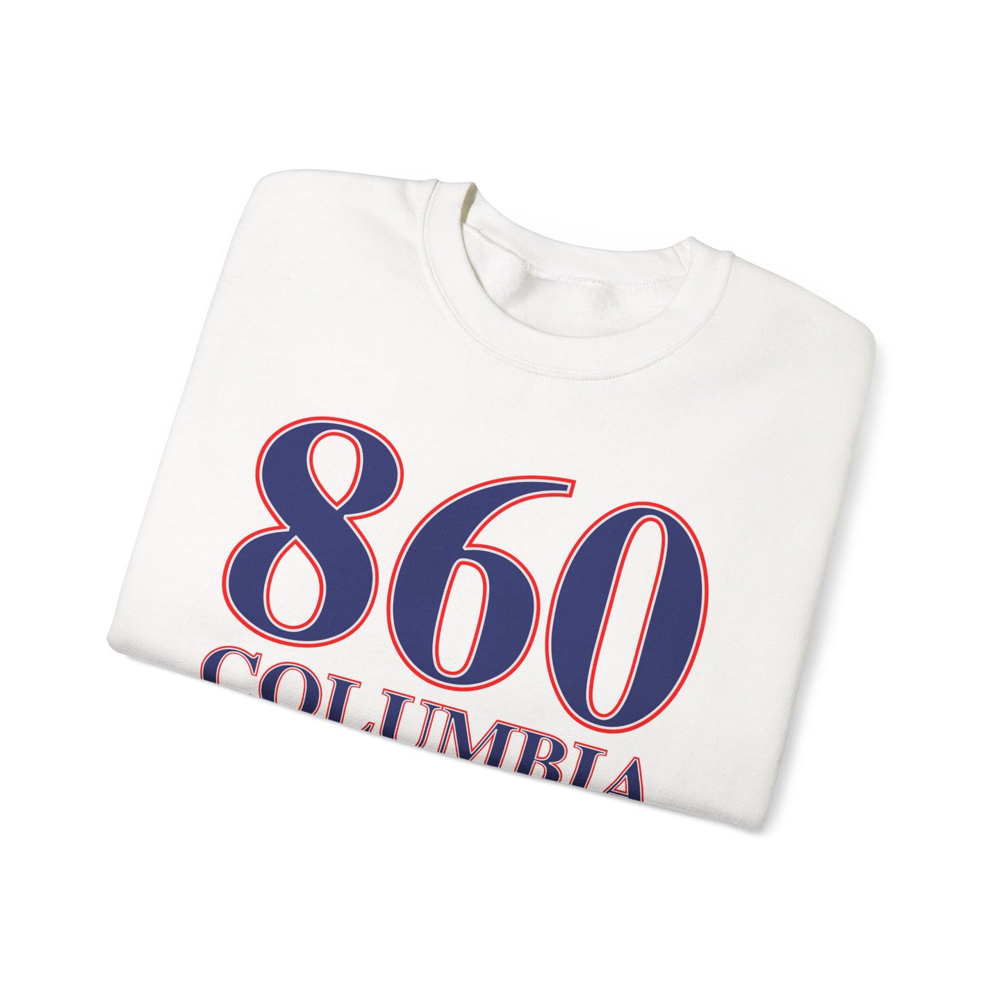 860 Columbia Red White & Blue Unisex Heavy Blend™ Crewneck Sweatshirt