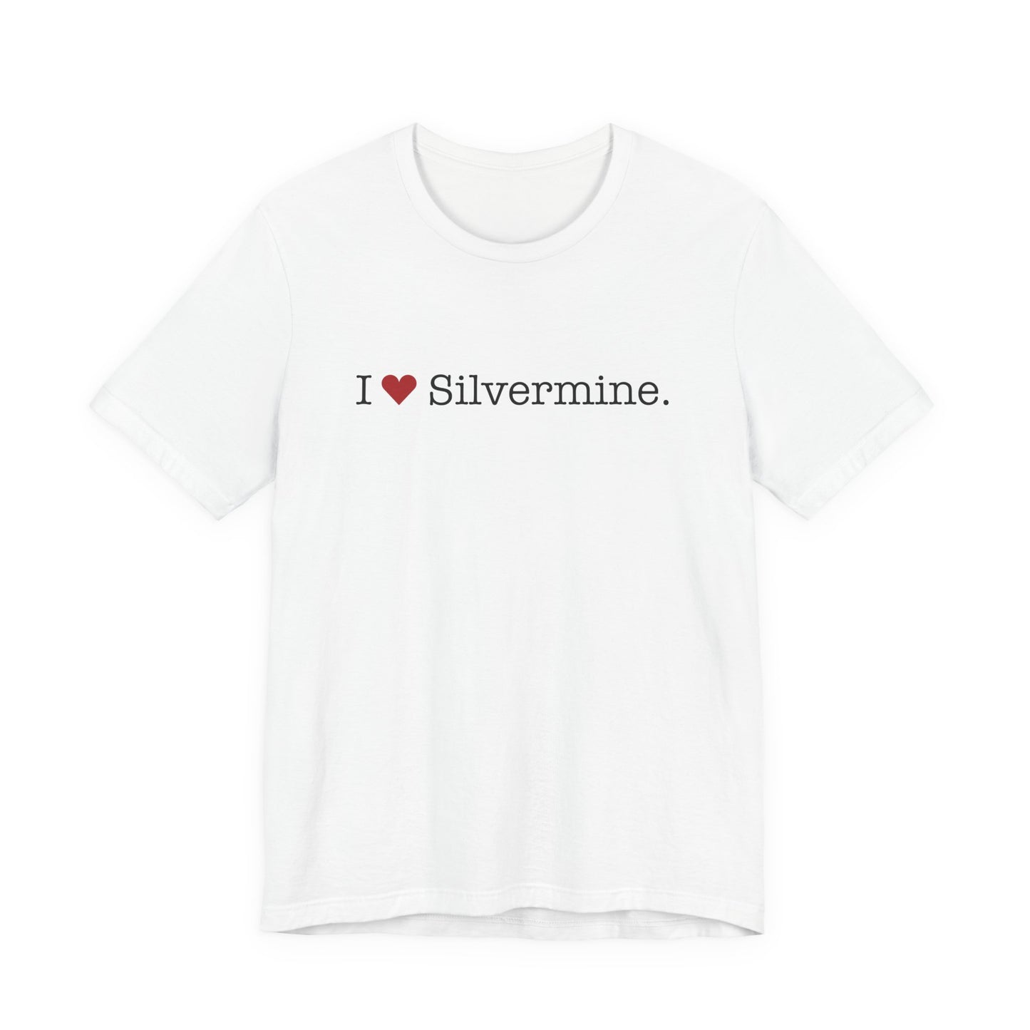 I Heart Silvermine. Unisex Jersey Short Sleeve T-Shirt