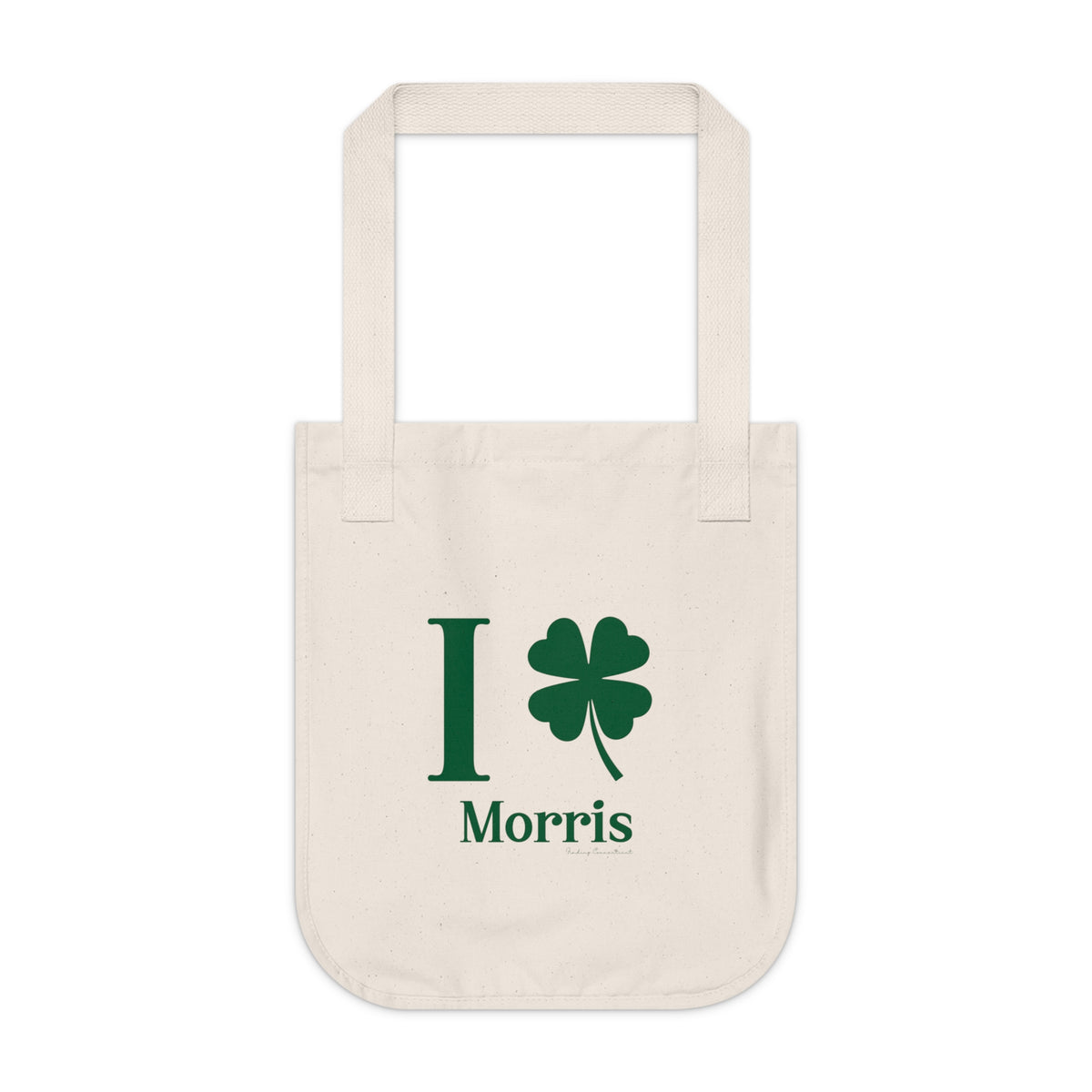 I Clover Morris Organic Canvas Tote Bag