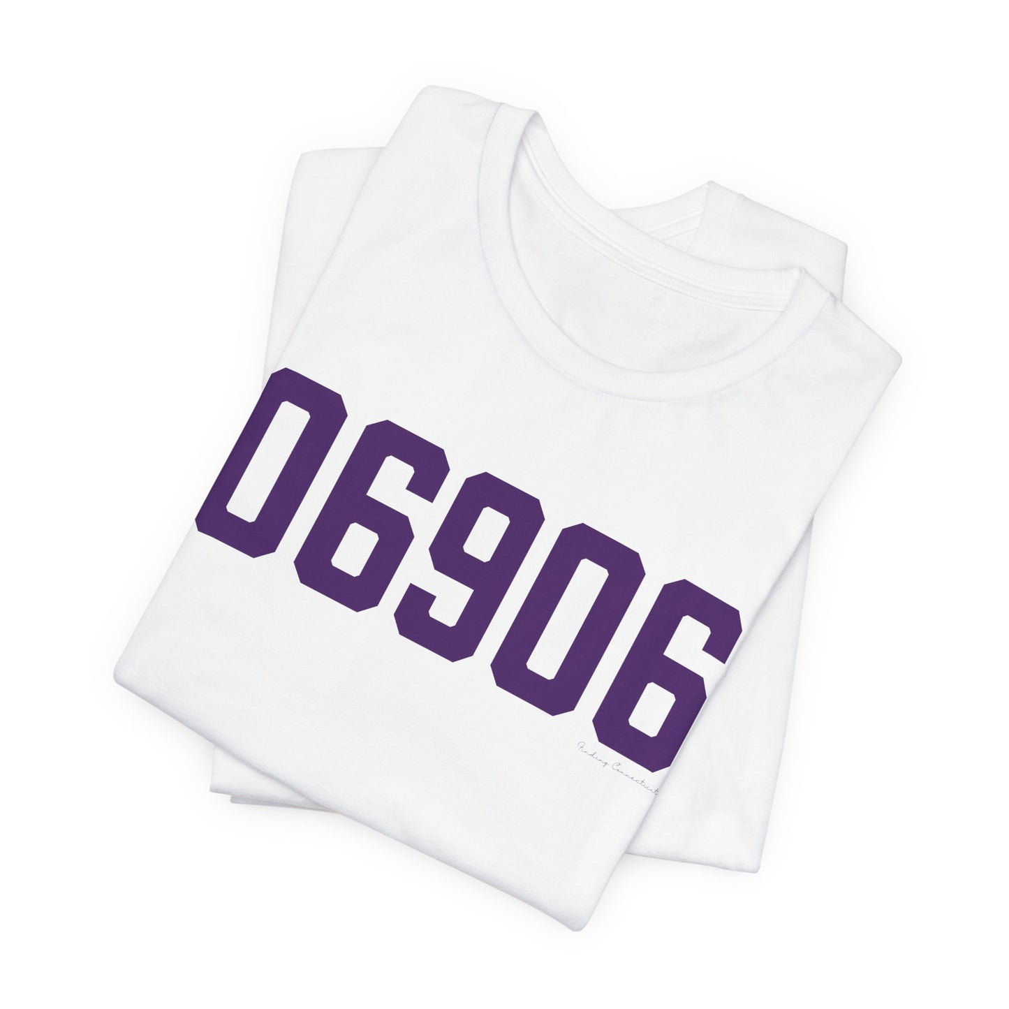 06906 Stamford Connecticut Zip Code Unisex Jersey Short Sleeve T-Shirt