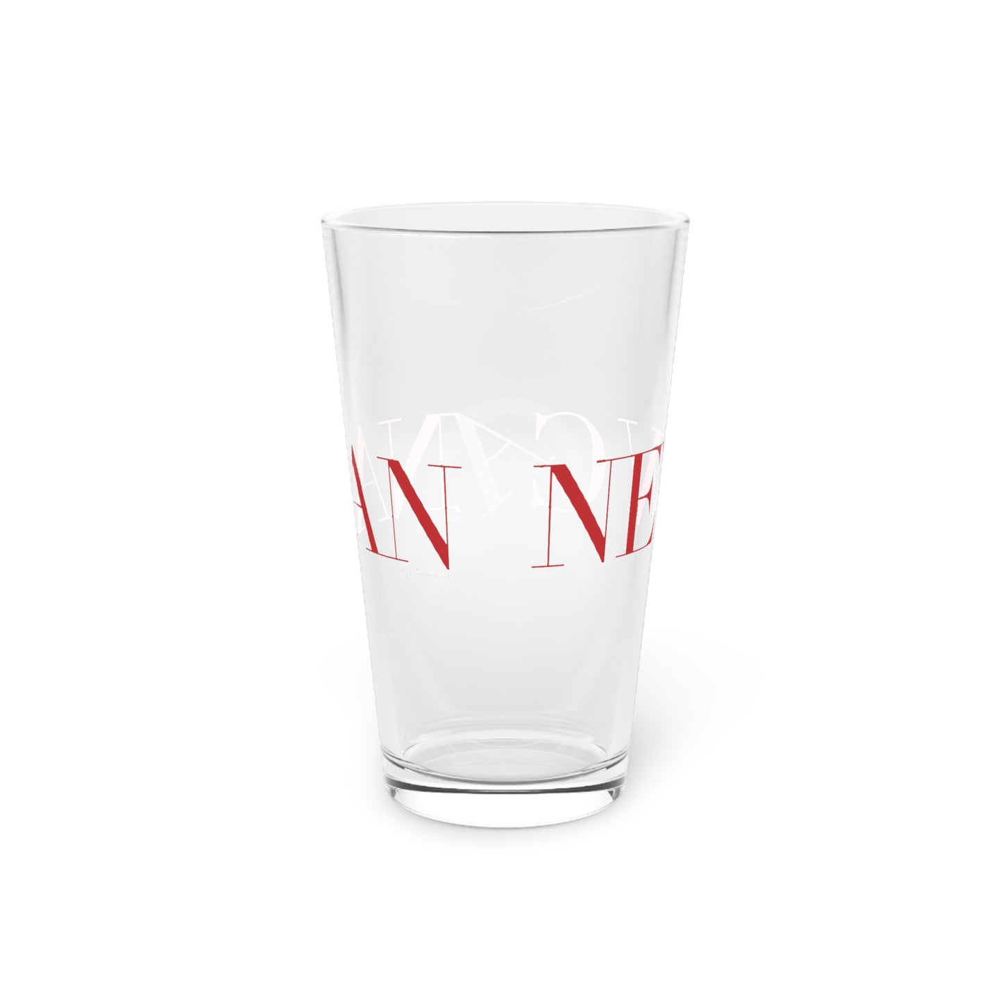 41 Tilt New Canaan Pint Glass, 16oz