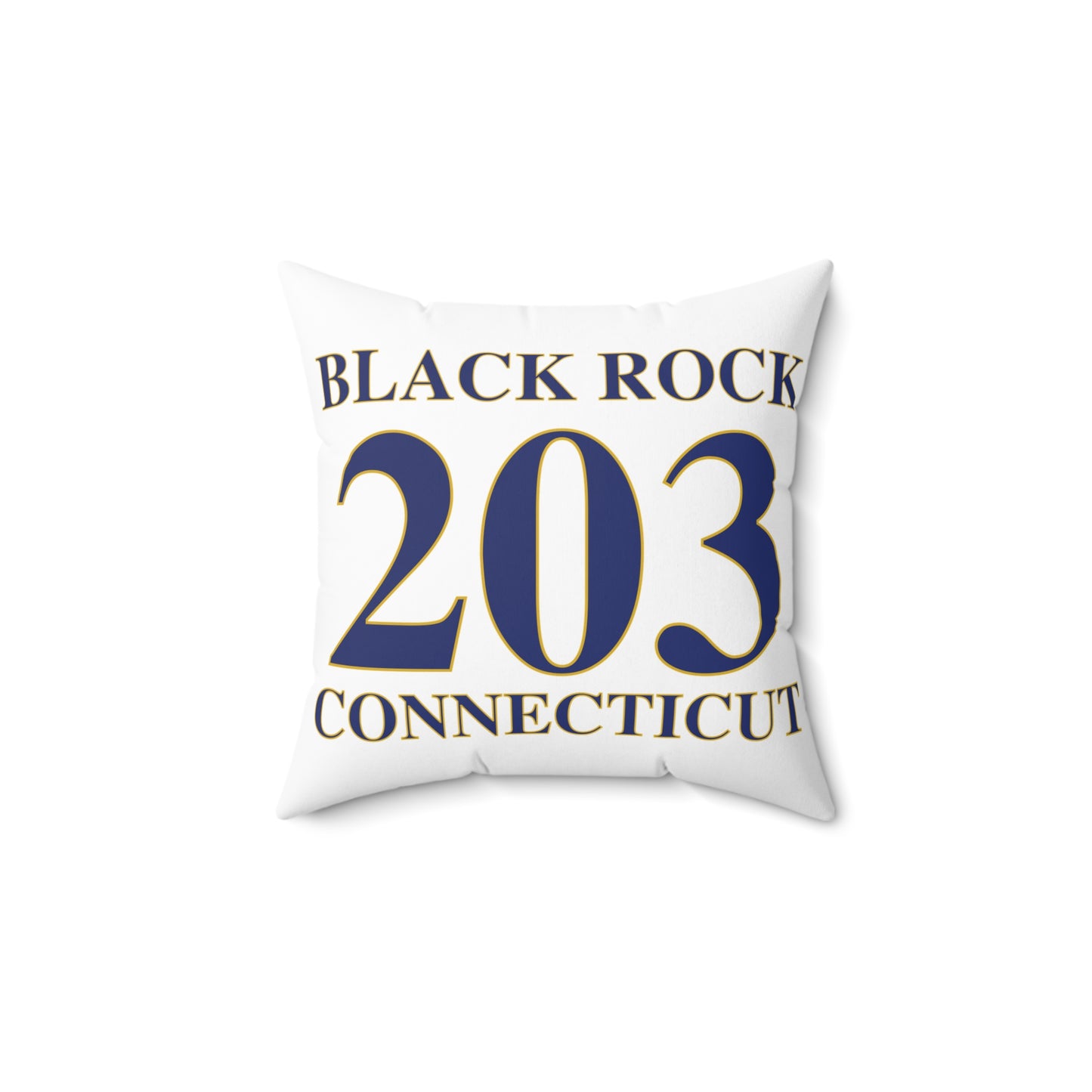 Black Rock 203 Connecticut  Spun Polyester Square Pillow