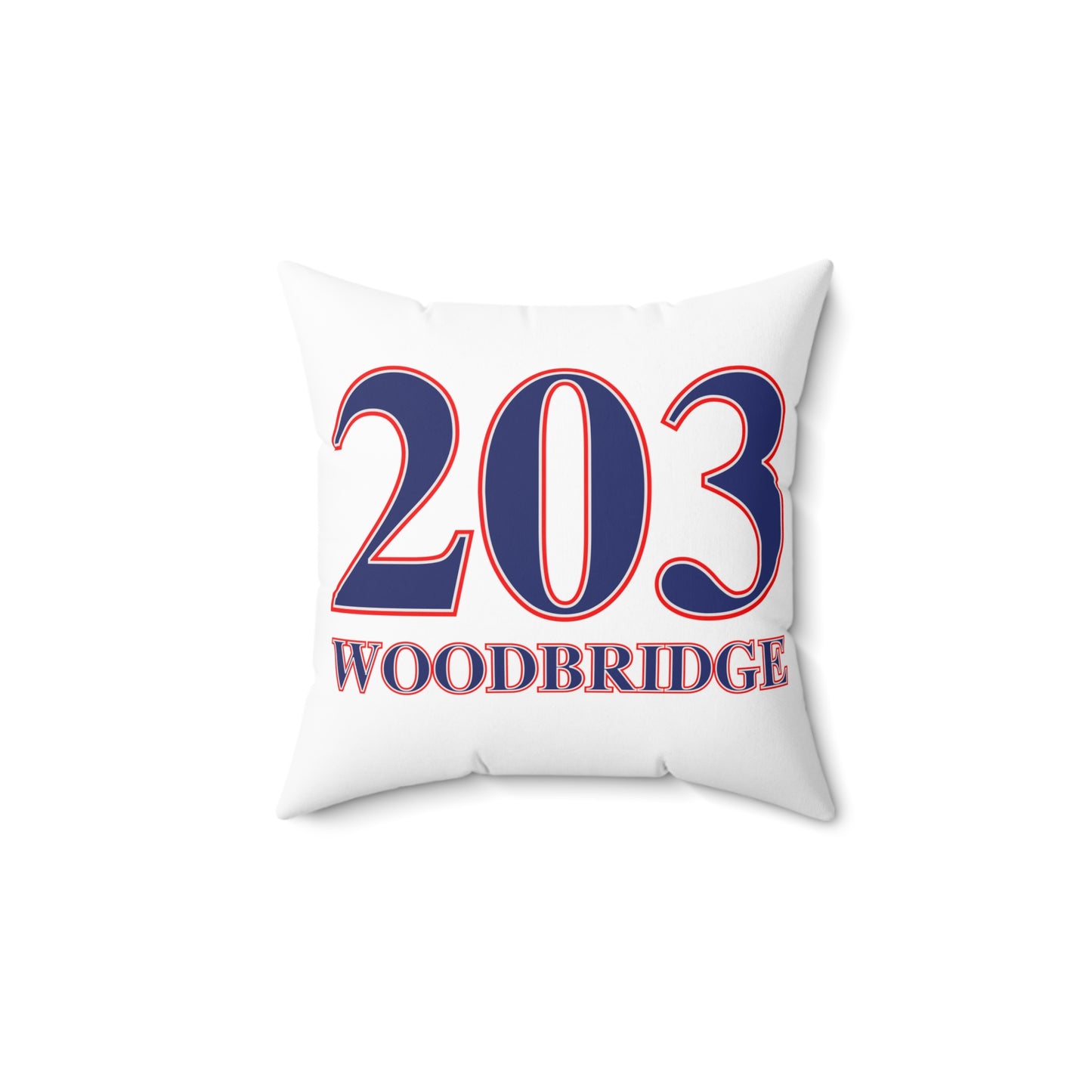 203 Woodbridge Red White & Blue Spun Polyester Square Pillow