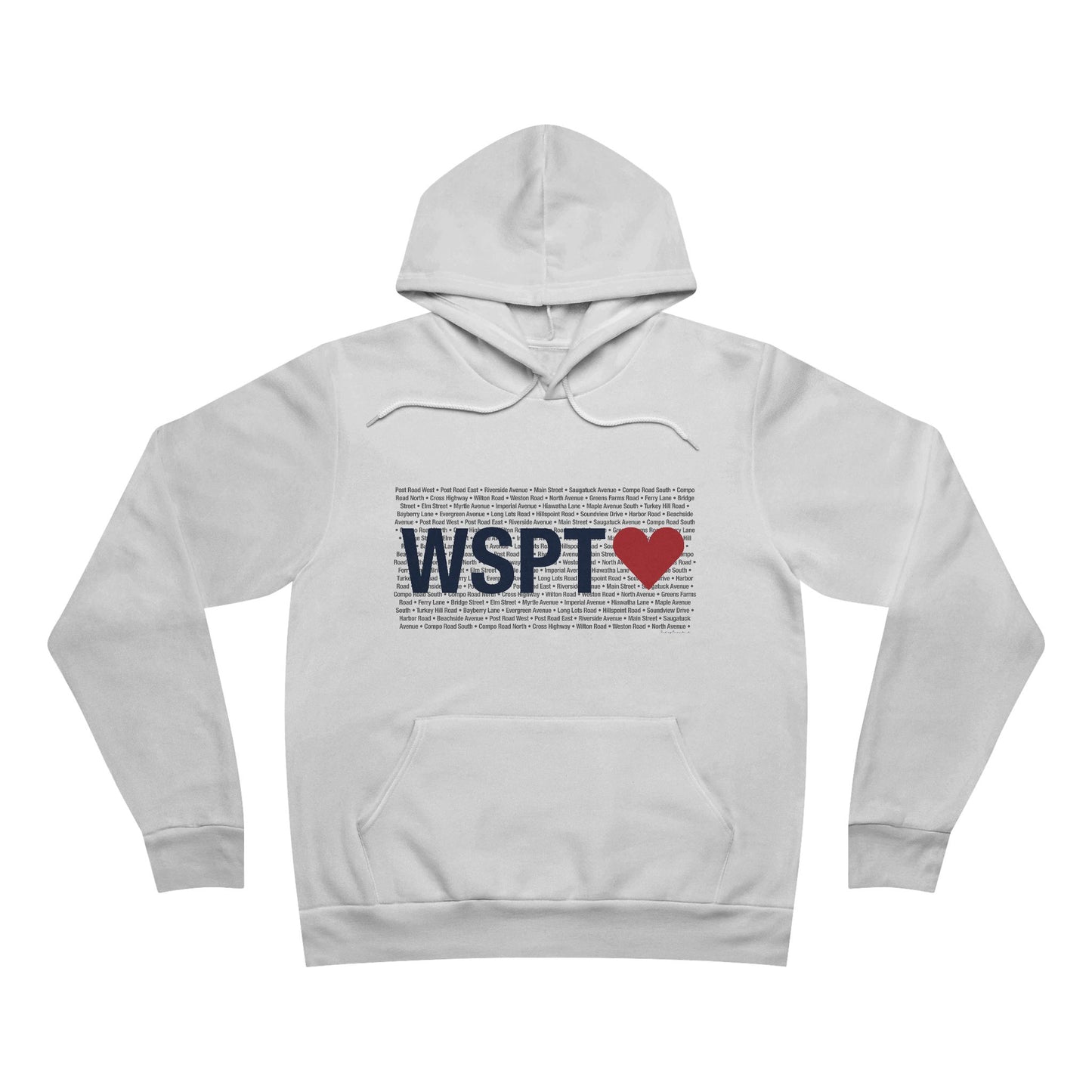 Westport Love Unisex Sponge Fleece Pullover Hoodie