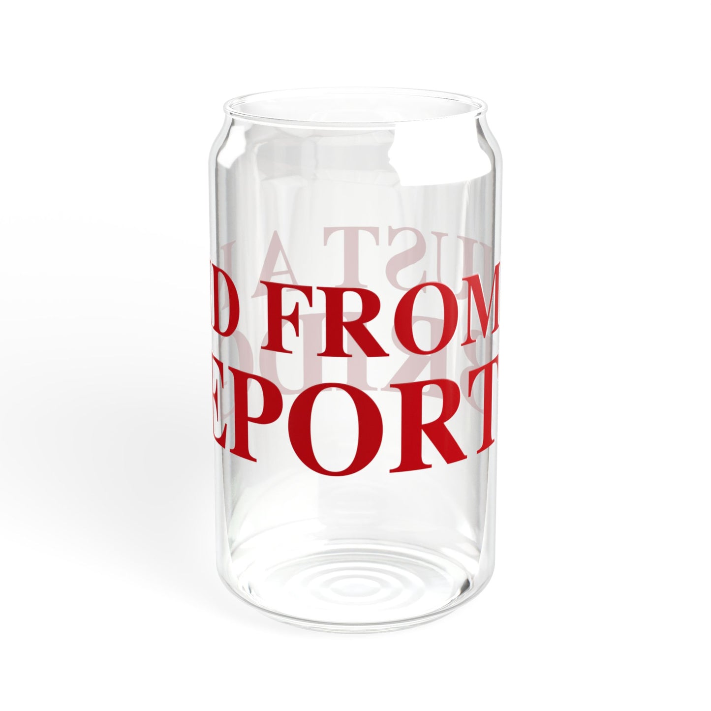 Just a kid from Bridgeport Sipper Glass, 16oz