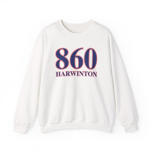 860 Harwinton Red White & Blue Unisex Heavy Blend™ Crewneck Sweatshirt