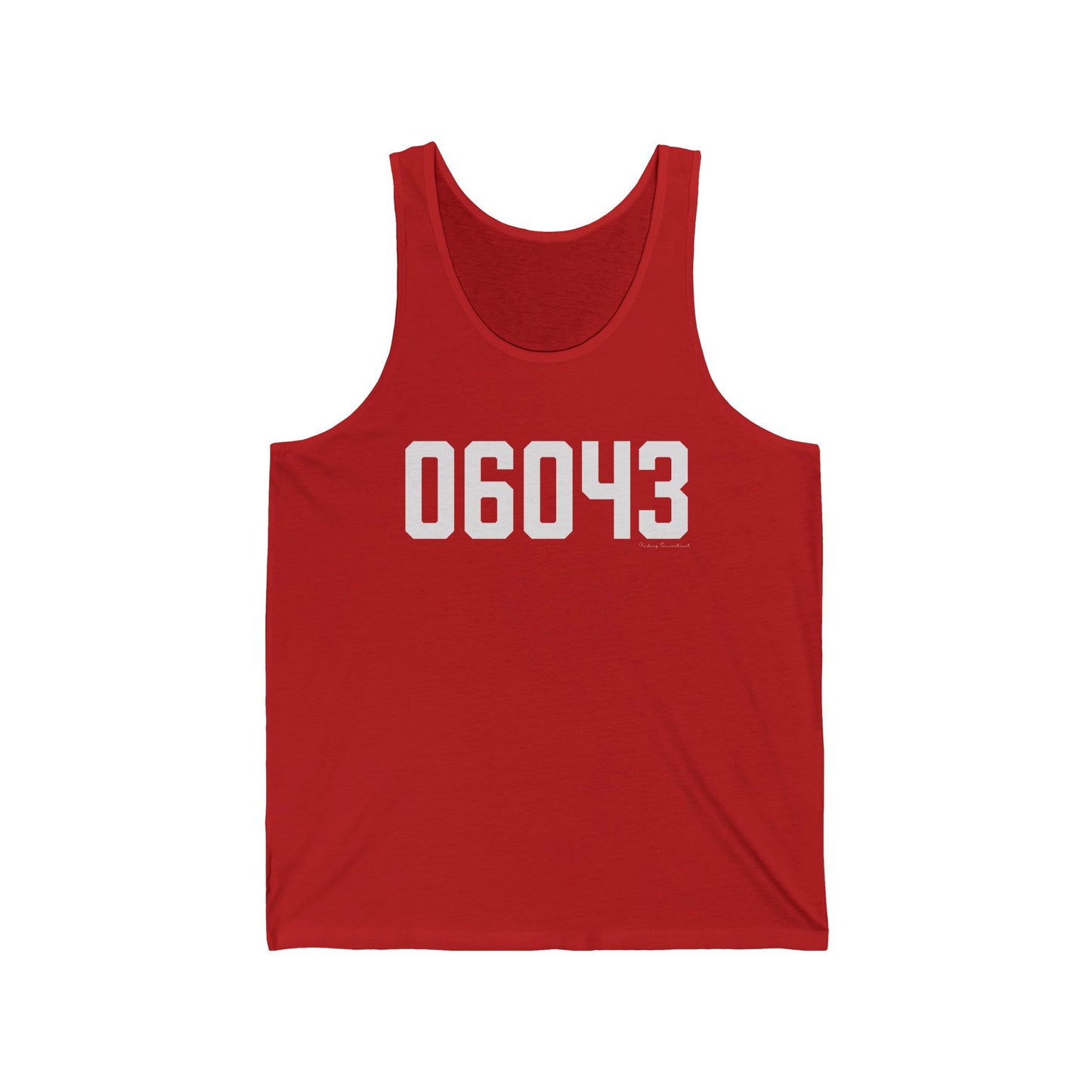 06043 Bolton CT Zip Code Unisex Jersey Tank Top