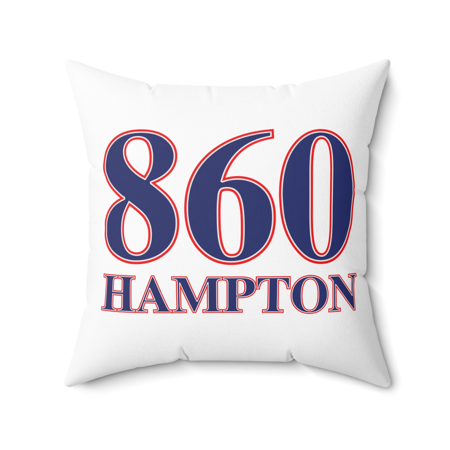 860 Hampton Red, White & Blue Spun Polyester Square Pillow