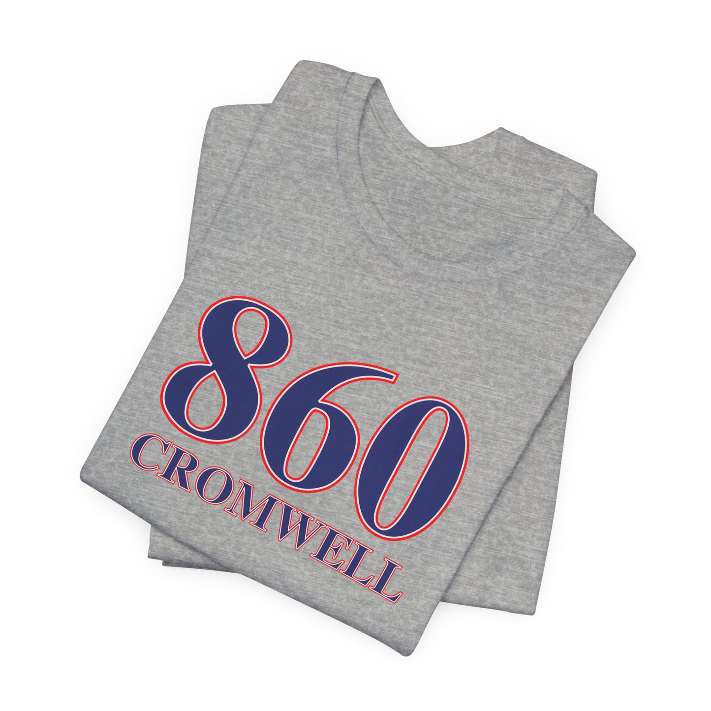 860 Cromwell Red White & Blue Jersey Short Sleeve T-Shirt