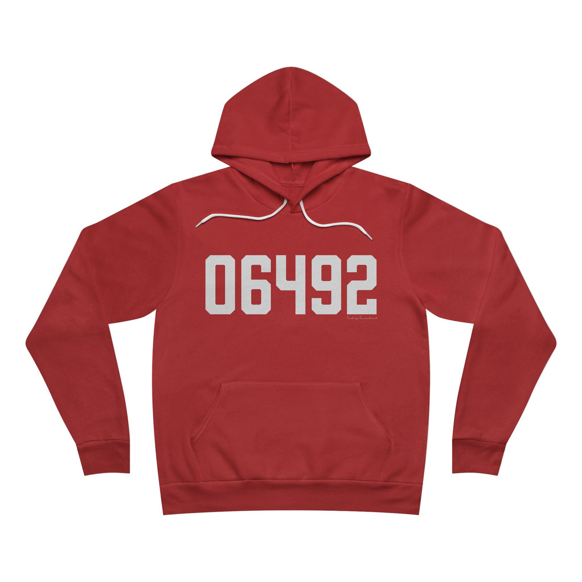 06492 Wallingford CT Zip Code Unisex Sponge Fleece Pullover Hoodie