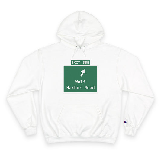 Vintage WCP Exit 55B Sign Champion Hoodie