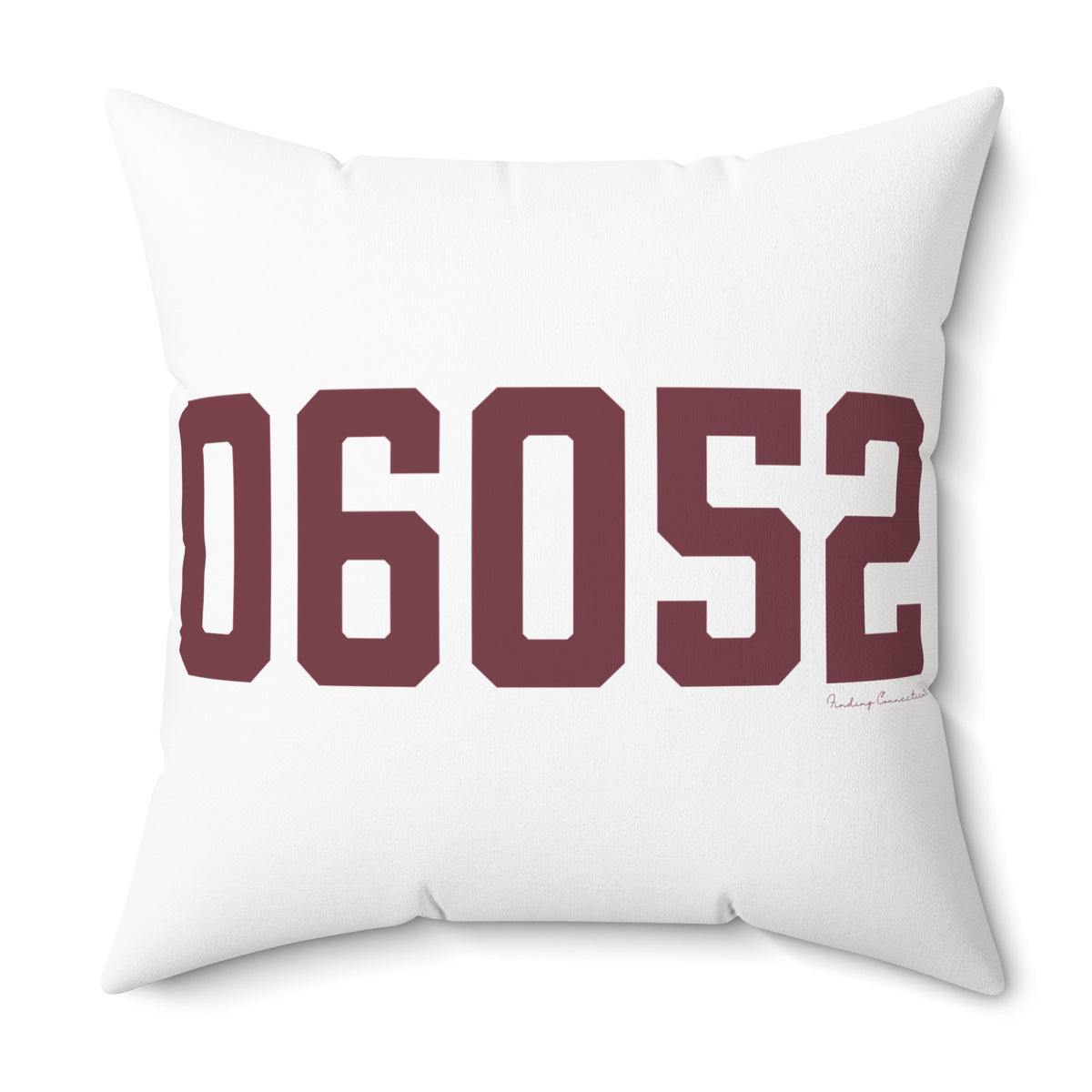 06052 New Britain Connecticut Zip Code Polyester Square Pillow