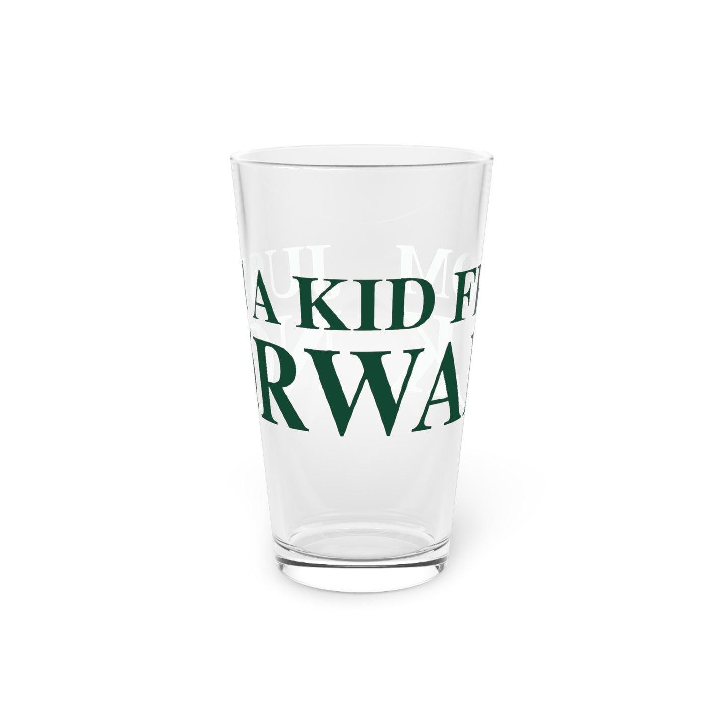 Just a kid from Norwalk Pint Glass, 16oz