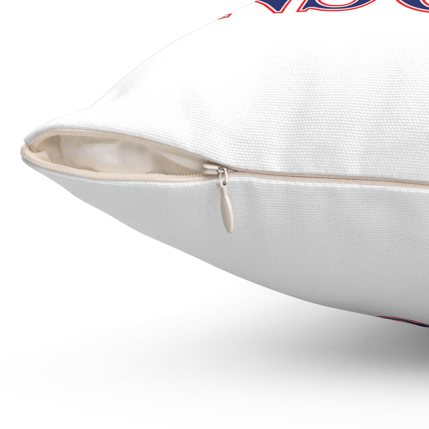 203 Ansonia Red White & Blue Spun Polyester Square Pillow