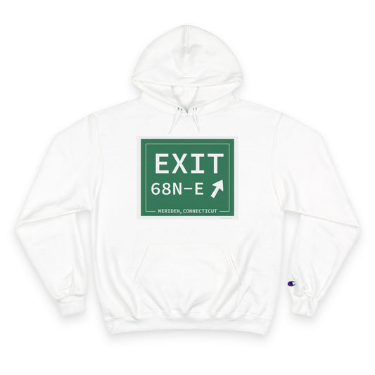 Vintage Exit 68N-E WCP Sign Champion Hoodie
