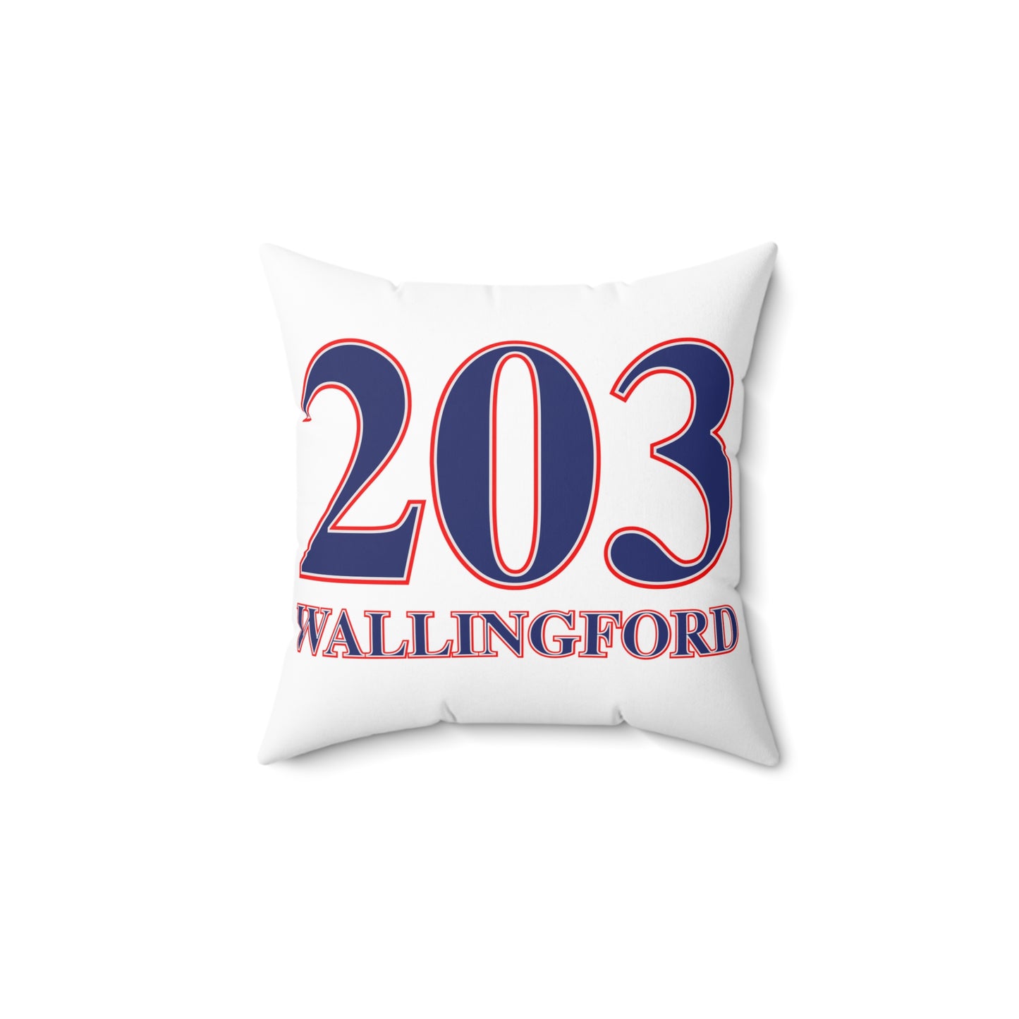 203 Wallingford Red White & Blue Spun Polyester Square Pillow