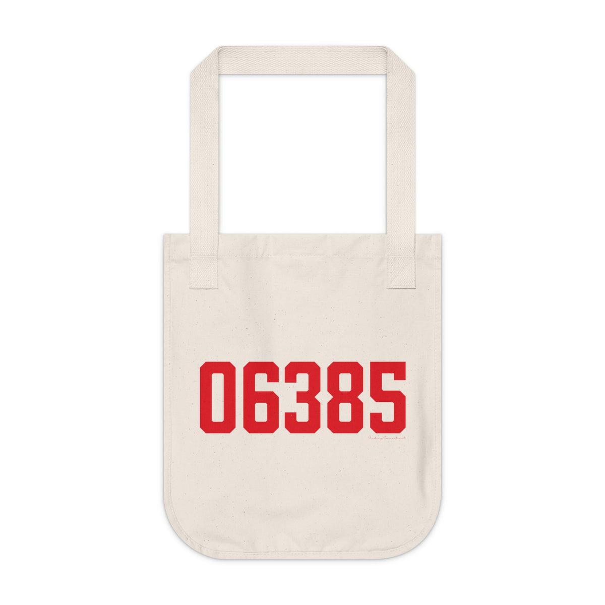 06385 Waterford Connecticut Zip Code Organic Canvas Tote Bag