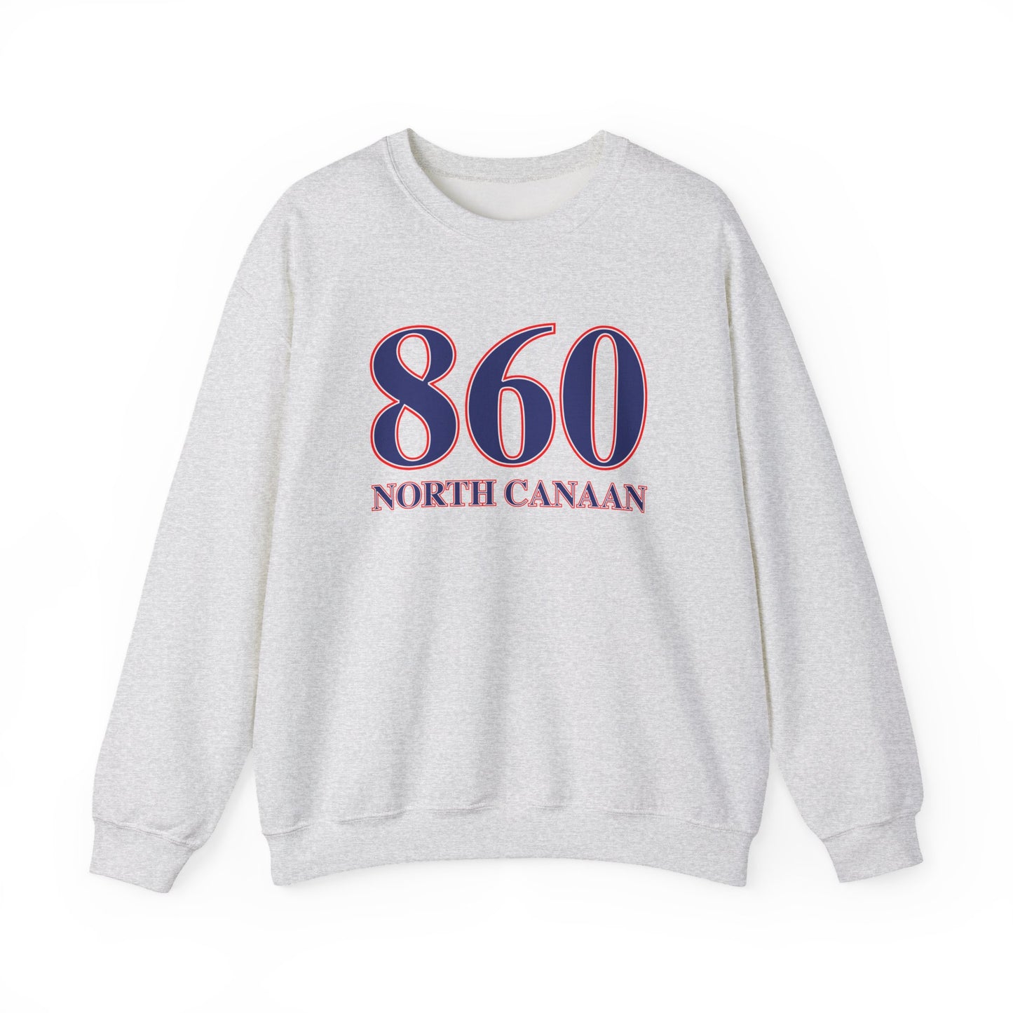 860 North Canaan Red White & Blue Unisex Heavy Blend™ Crewneck Sweatshirt