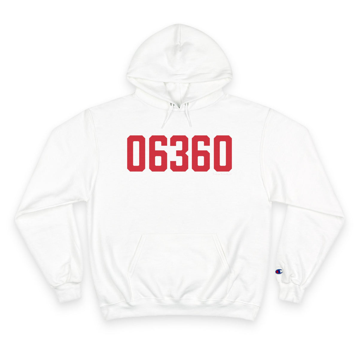 06360 Norwich Connecticut Zip Code Champion Hoodie