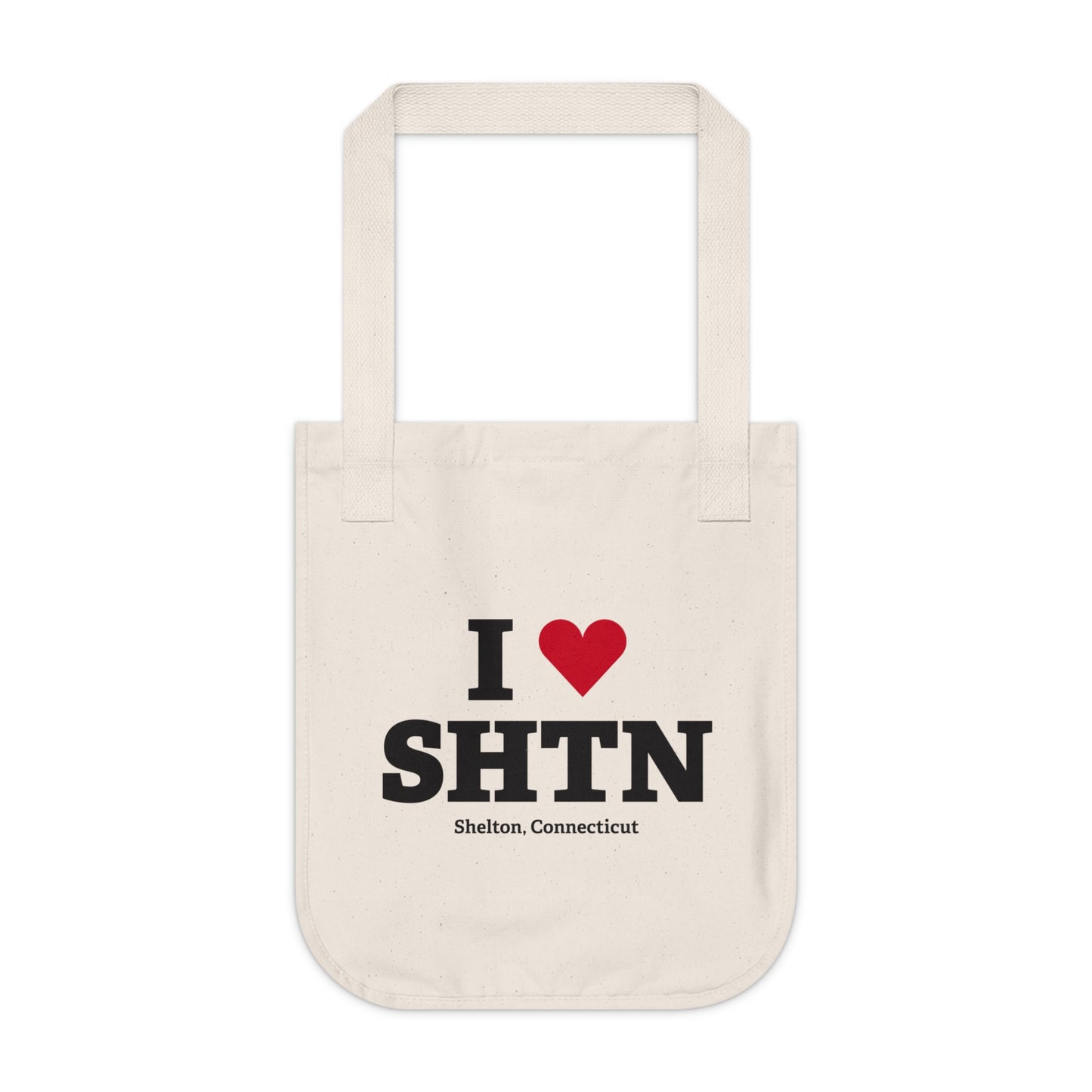 I Heart SHTN Organic Canvas Tote Bag