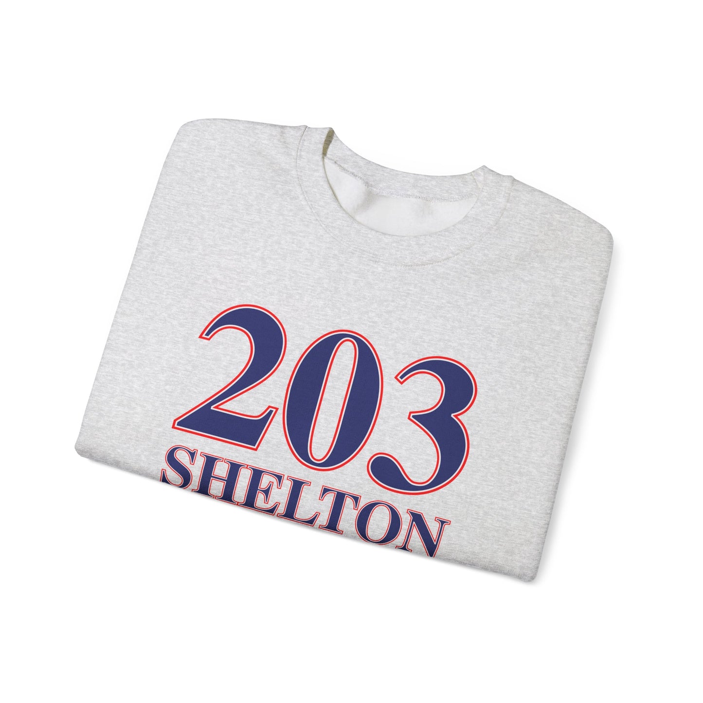 203 Shelton Red White & Blue Unisex Heavy Blend™ Crewneck Sweatshirt