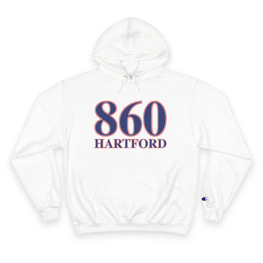 860 Hartford Red White & Blue Champion Hoodie