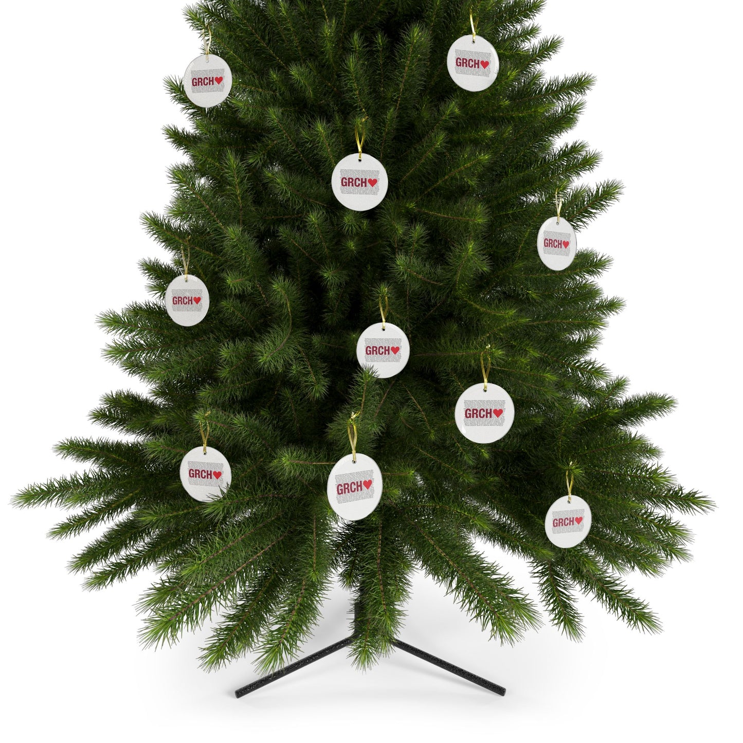 Greenwich Love Glass Ornaments