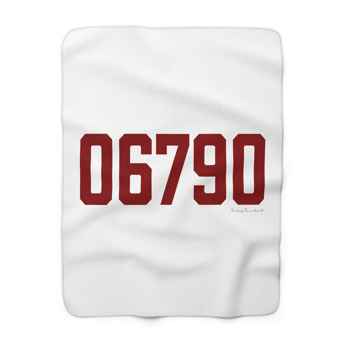 06790 Torrington Connecticut Zip Code Zip Code Sherpa Fleece Blanket