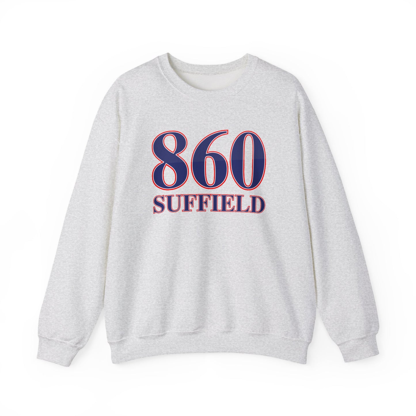 860 Suffield Red White & Blue Unisex Heavy Blend™ Crewneck Sweatshirt